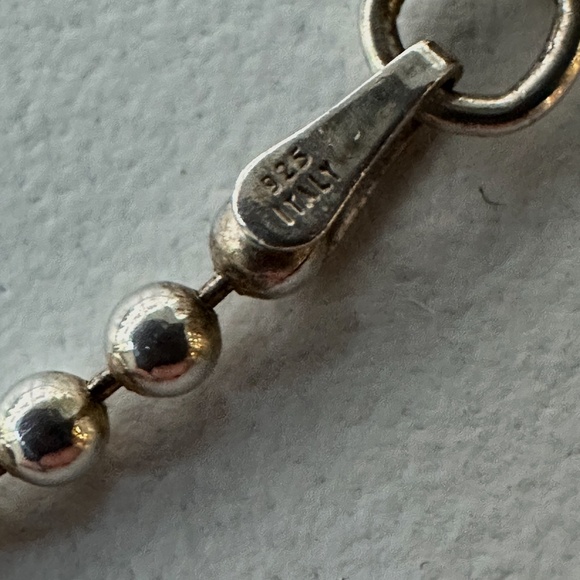 STERLING SILVER - 2mm ball chain - 30" long - Picture 4 of 4